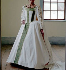White Toledo Gown