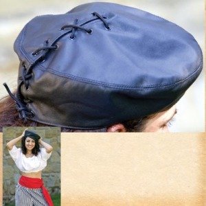 Leather Beret